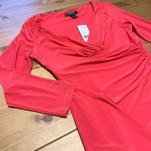 Hourglass Coral Ralph Lauren Dress Size 6
